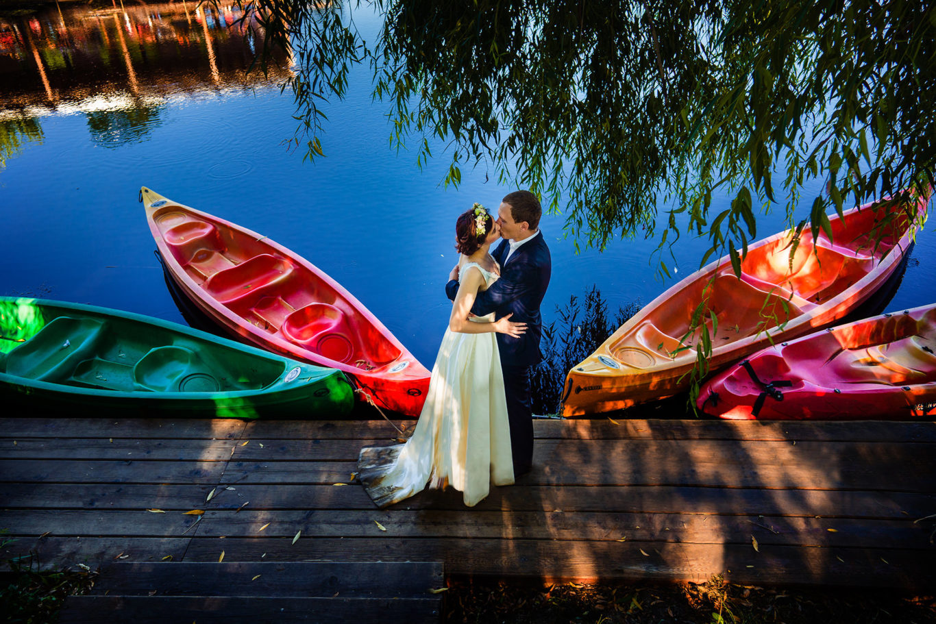 Dragoste in culori la Comana - sesiune foto dupa nunta